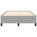 vidaXL Cadru de pat fără saltea țesătură gri deschis 120x190 cm