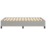vidaXL Cadru de pat fără saltea țesătură gri deschis 120x190 cm