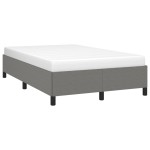 vidaXL Cadru de pat fără saltea gri închis 120x190 cm țesătură vidaXL Cadru de pat fără saltea gri închis 120x190 cm țesătură