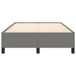 vidaXL Cadru de pat fără saltea gri închis 120x190 cm țesătură vidaXL Cadru de pat fără saltea gri închis 120x190 cm țesătură