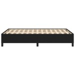 vidaXL Cadru de pat fără saltea Negru 120x190 cm țesătură