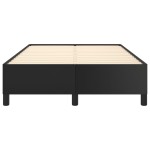 vidaXL Cadru de pat fără saltea Negru piele artificială vidaXL Cadru de pat fără saltea Negru piele artificială