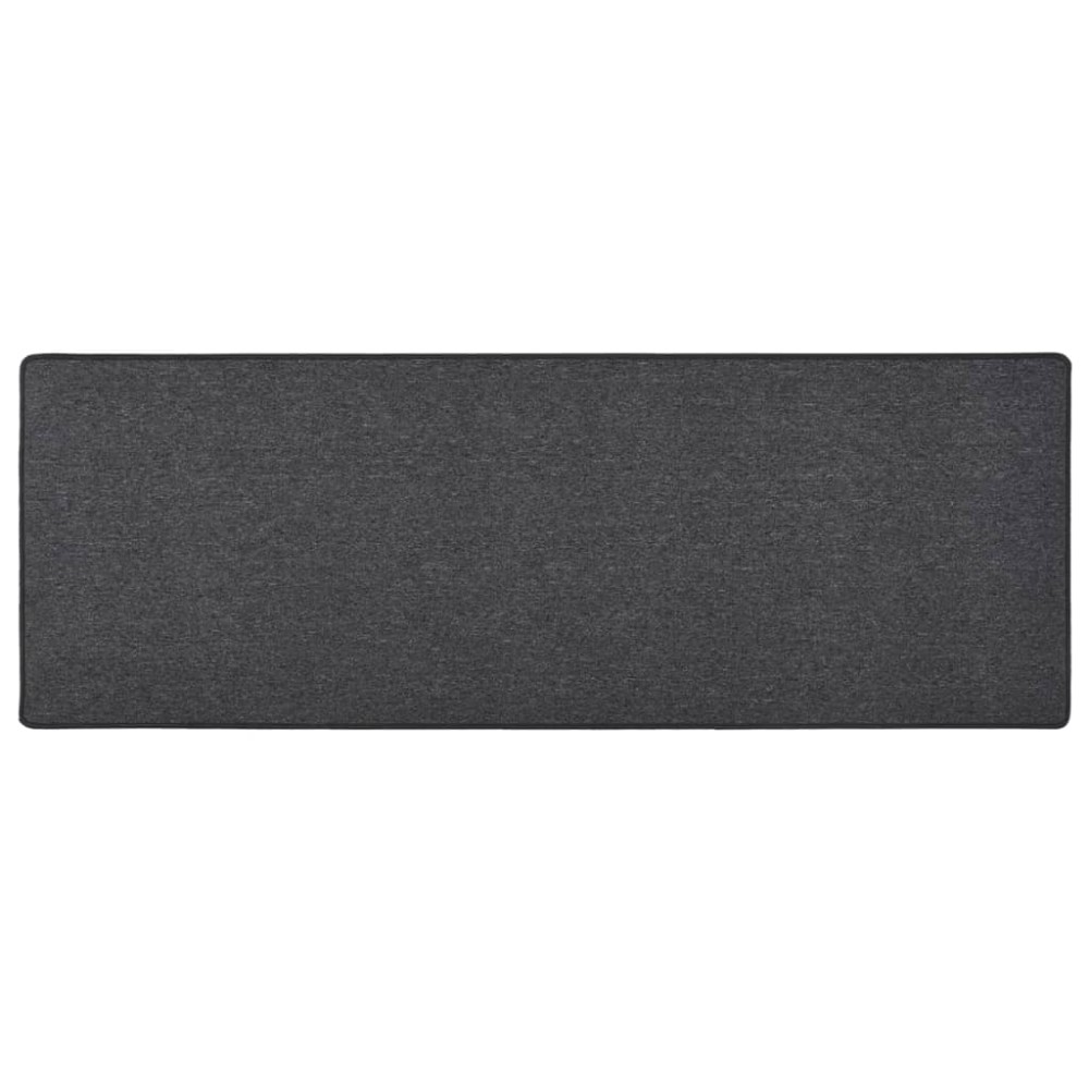 vidaXL Covor traversă, antracit, 80x250 cm