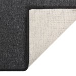 vidaXL Covor traversă, antracit, 80x250 cm vidaXL Covor traversă, antracit, 80x250 cm