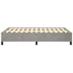 vidaXL Cadru de de pat fără saltea Gri deschis 120x190 cm catifea