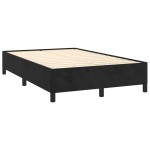 vidaXL Cadru de pat fără saltea Gri închis 120x190 cm catifea