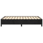 vidaXL Cadru de pat fără saltea Negru 120x190 cm catifea