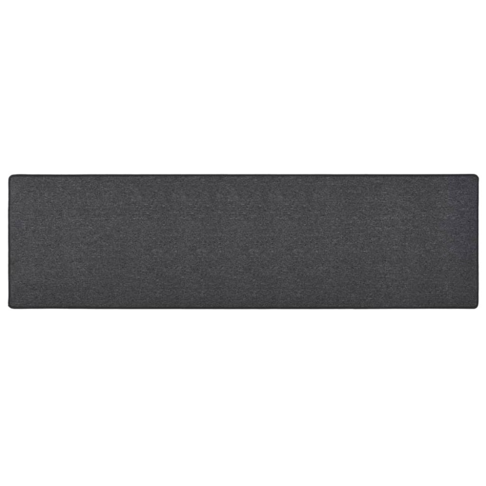 vidaXL Covor traversă, antracit, 80x300 cm