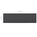 vidaXL Covor traversă, antracit, 80x300 cm vidaXL Covor traversă, antracit, 80x300 cm