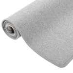 vidaXL Covor traversă, gri deschis, 50x250 cm vidaXL Covor traversă, gri deschis, 50x250 cm
