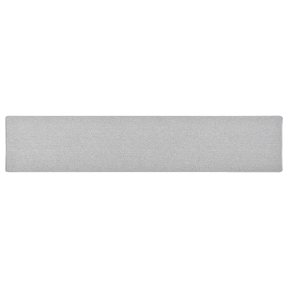vidaXL Covor traversă, gri deschis, 50x250 cm