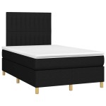 vidaXL Pat box spring cu saltea, negru, 120x190 cm, catifea vidaXL Pat box spring cu saltea, negru, 120x190 cm, catifea