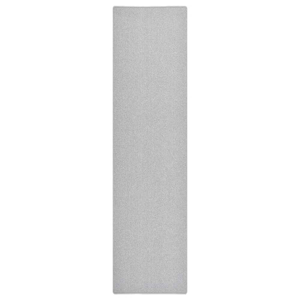 vidaXL Covor traversă, gri deschis, 80x300 cm