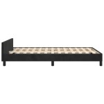 vidaXL Cadru de pat fără saltea Negru 120x190 cm catifea vidaXL Cadru de pat fără saltea Negru 120x190 cm catifea