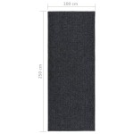 vidaXL Covor traversă de captare a murdăriei, antracit, 100x250 cm vidaXL Covor traversă de captare a murdăriei, antracit, 100x250 cm