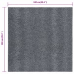 vidaXL Covor traversă de captare a murdăriei, gri, 100x100 cm vidaXL Covor traversă de captare a murdăriei, gri, 100x100 cm