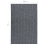 vidaXL Covor traversă de captare a murdăriei, gri, 100x150 cm vidaXL Covor traversă de captare a murdăriei, gri, 100x150 cm