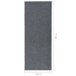 vidaXL Covor de captare a murdăriei, gri, 100x300 cm vidaXL Covor de captare a murdăriei, gri, 100x300 cm
