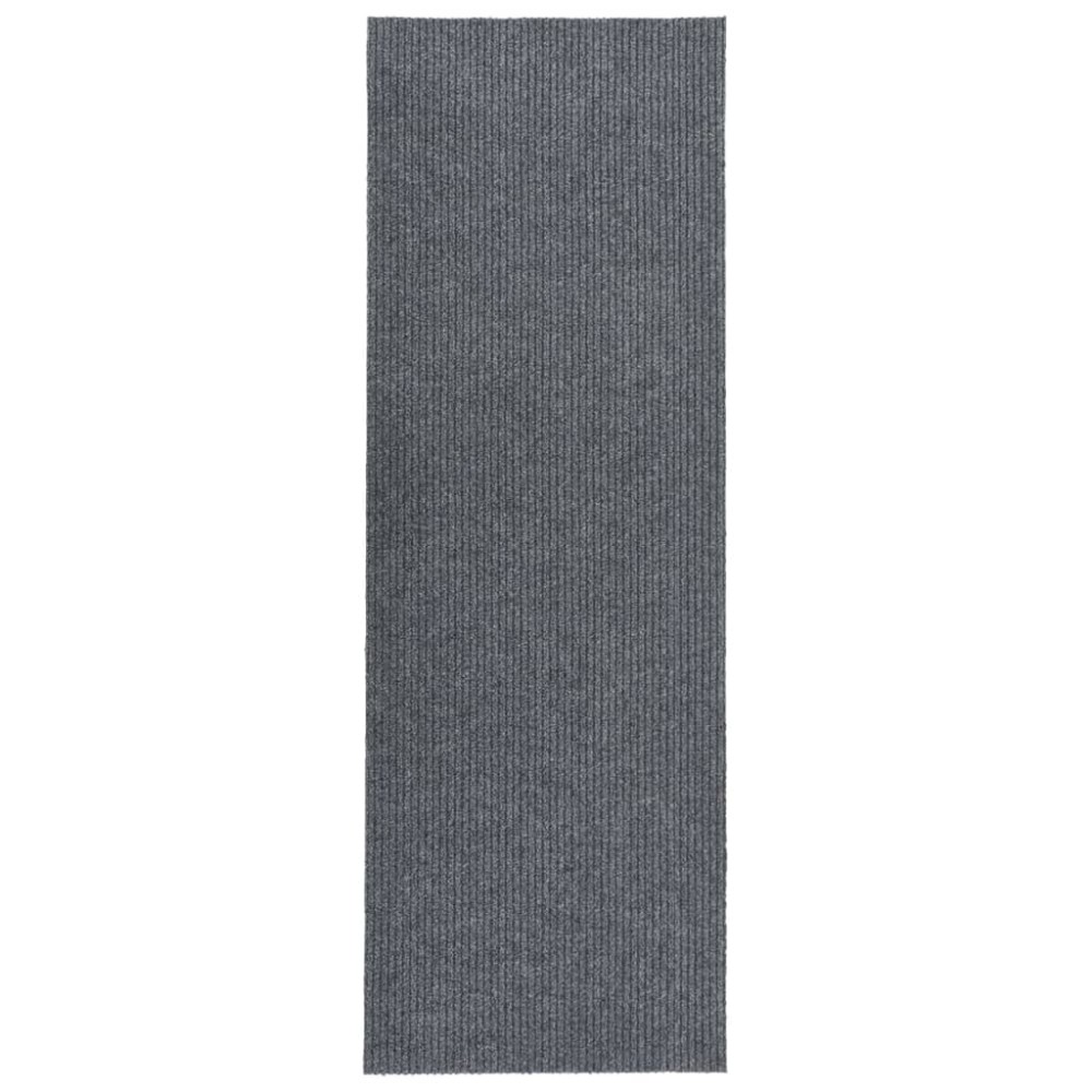 vidaXL Covor traversă de captare a murdăriei, gri, 100x350 cm