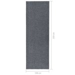 vidaXL Covor traversă de captare a murdăriei, gri, 100x350 cm vidaXL Covor traversă de captare a murdăriei, gri, 100x350 cm