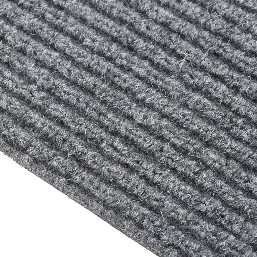 vidaXL Covor traversă de captare a murdăriei, gri, 100x400 cm