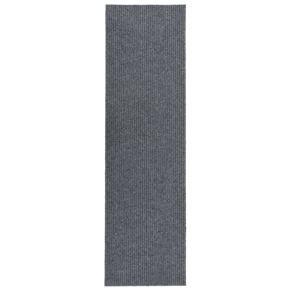 vidaXL Covor traversă de captare a murdăriei, gri, 100x400 cm