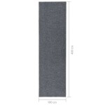 vidaXL Covor traversă de captare a murdăriei, gri, 100x400 cm vidaXL Covor traversă de captare a murdăriei, gri, 100x400 cm