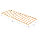 vidaXL Bază de pat cu șipci, 13 șipci, 80x200 cm vidaXL Bază de pat cu șipci, 13 șipci, 80x200 cm