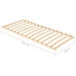 vidaXL Bază de pat cu șipci, 13 șipci, 90x200 cm vidaXL Bază de pat cu șipci, 13 șipci, 90x200 cm