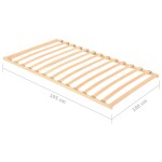 vidaXL Bază de pat cu șipci, 13 șipci, 100x200 cm vidaXL Bază de pat cu șipci, 13 șipci, 100x200 cm