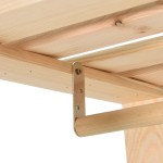 vidaXL Cuier de haine, 110x38x170 cm, lemn masiv de pin vidaXL Cuier de haine, 110x38x170 cm, lemn masiv de pin