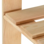 vidaXL Cuier de haine, 110x38x170 cm, lemn masiv de pin vidaXL Cuier de haine, 110x38x170 cm, lemn masiv de pin