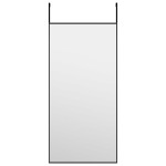 vidaXL Oglindă pentru ușă, negru, 30x60 cm, sticlă și aluminiu vidaXL Oglindă pentru ușă, negru, 30x60 cm, sticlă și aluminiu