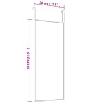 vidaXL Oglindă pentru ușă, negru, 30x80 cm, sticlă și aluminiu vidaXL Oglindă pentru ușă, negru, 30x80 cm, sticlă și aluminiu