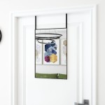 vidaXL Oglindă pentru ușă, negru, 40x60 cm, sticlă și aluminiu vidaXL Oglindă pentru ușă, negru, 40x60 cm, sticlă și aluminiu