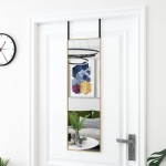 vidaXL Oglindă pentru ușă, auriu, 30x100 cm, sticlă și aluminiu vidaXL Oglindă pentru ușă, auriu, 30x100 cm, sticlă și aluminiu