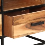 vidaXL Comodă TV, 110x30x45, lemn masiv de acacia