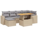 vidaXL Set canapele de grădină cu perne, 11 piese, gri, poliratan