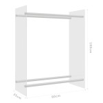 vidaXL Rastel lemne de foc transparent 80x35x100 cm sticlă securizată vidaXL Rastel lemne de foc transparent 80x35x100 cm sticlă securizată