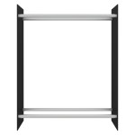 vidaXL Rastel lemne de foc negru 80x35x100 cm sticlă securizată vidaXL Rastel lemne de foc negru 80x35x100 cm sticlă securizată
