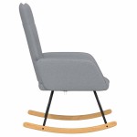vidaXL Scaun balansoar, gri deschis, material textil vidaXL Scaun balansoar, gri deschis, material textil