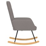 vidaXL Scaun balansoar, gri taupe, material textil vidaXL Scaun balansoar, gri taupe, material textil
