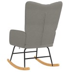 vidaXL Scaun balansoar, gri taupe, material textil vidaXL Scaun balansoar, gri taupe, material textil
