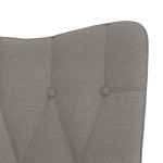 vidaXL Scaun balansoar, gri taupe, material textil vidaXL Scaun balansoar, gri taupe, material textil