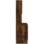 vidaXL Dulap de bucătărie stejar fumuriu, 95x50x180 cm, lemn prelucrat