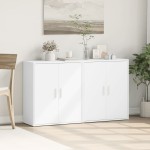 vidaXL Dulapuri, 2c., alb, 60x31x70 cm, lemn prelucrat vidaXL Dulapuri, 2c., alb, 60x31x70 cm, lemn prelucrat