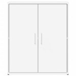 vidaXL Dulapuri, 2c., alb, 60x31x70 cm, lemn prelucrat vidaXL Dulapuri, 2c., alb, 60x31x70 cm, lemn prelucrat