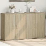 vidaXL Dulapuri, 2 buc., stejar sonoma, 60x31x70 cm, lemn prelucrat