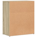 vidaXL Dulapuri, 2 buc., stejar sonoma, 60x31x70 cm, lemn prelucrat
