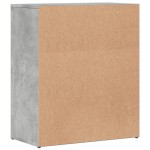 vidaXL Dulapuri, 2 buc., gri beton, 60x31x70 cm, lemn prelucrat